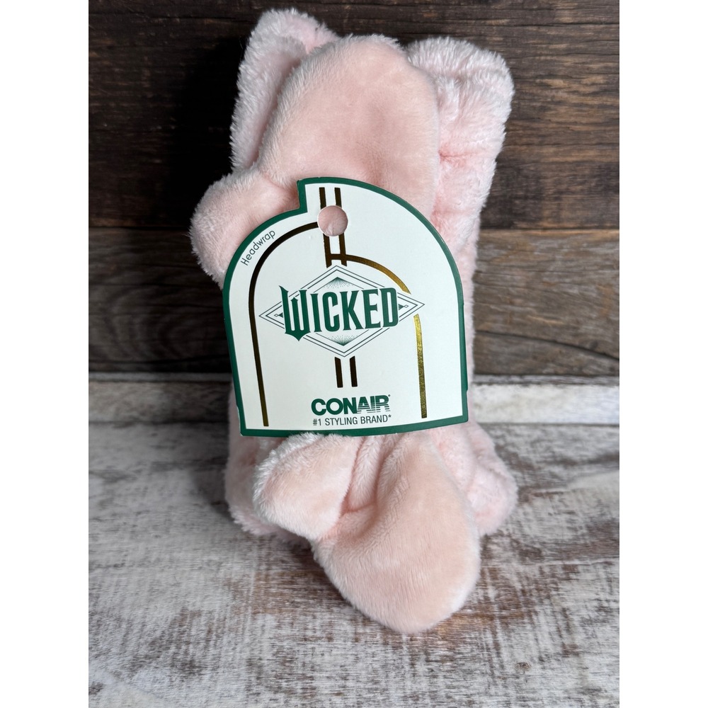Conair Wicked Glinda Pink Bow Headwrap Headband NWT Universal MSRP $10